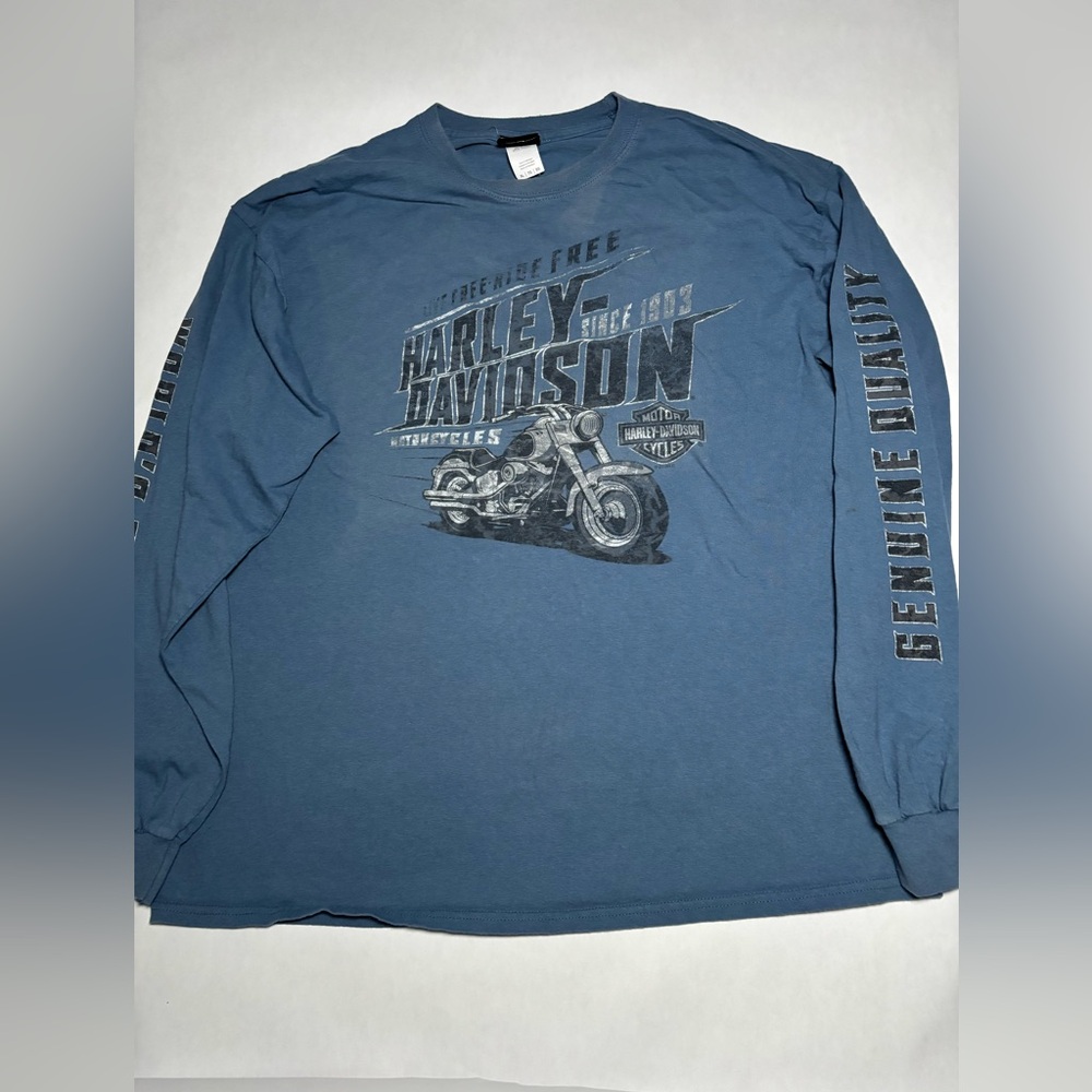 Harley-Davidson Steel Blue Long Sleeve Tee XL